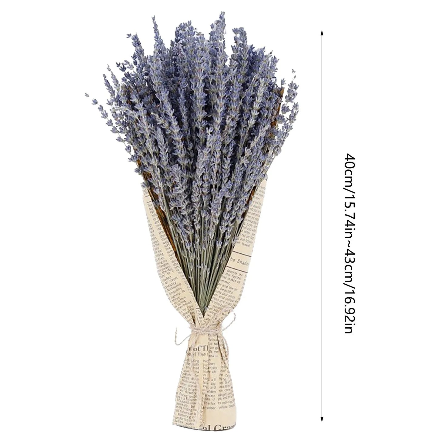 Dried Lavender Flower Bouquet | Natural Aromatherapy Home Decor | Winter Wedding Decorations | Decorative Floral Arrangement