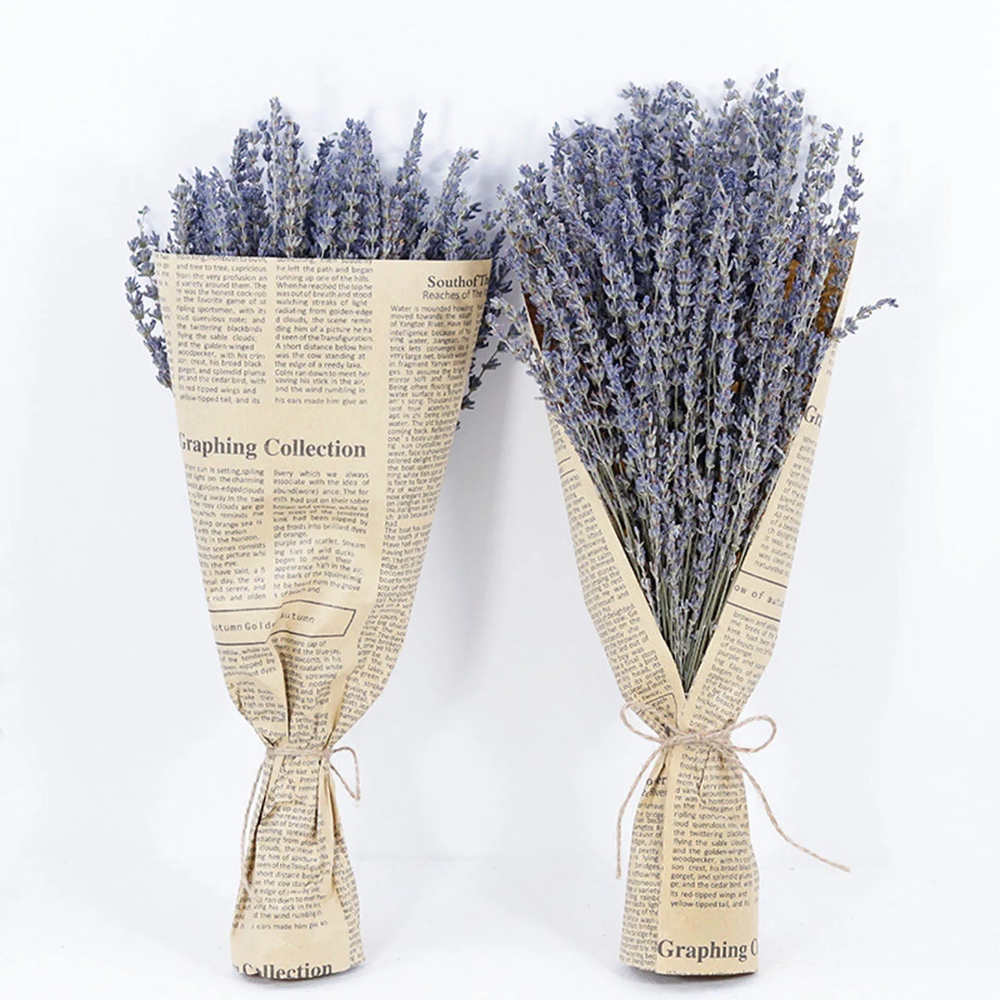 Dried Lavender Flower Bouquet | Natural Aromatherapy Home Decor | Winter Wedding Decorations | Decorative Floral Arrangement