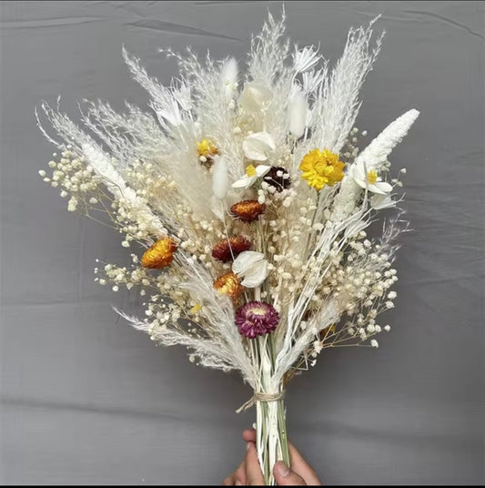 Eternal Boho Bloom – 30cm Premium Dried Flower Bouquet for Décor & Gifts