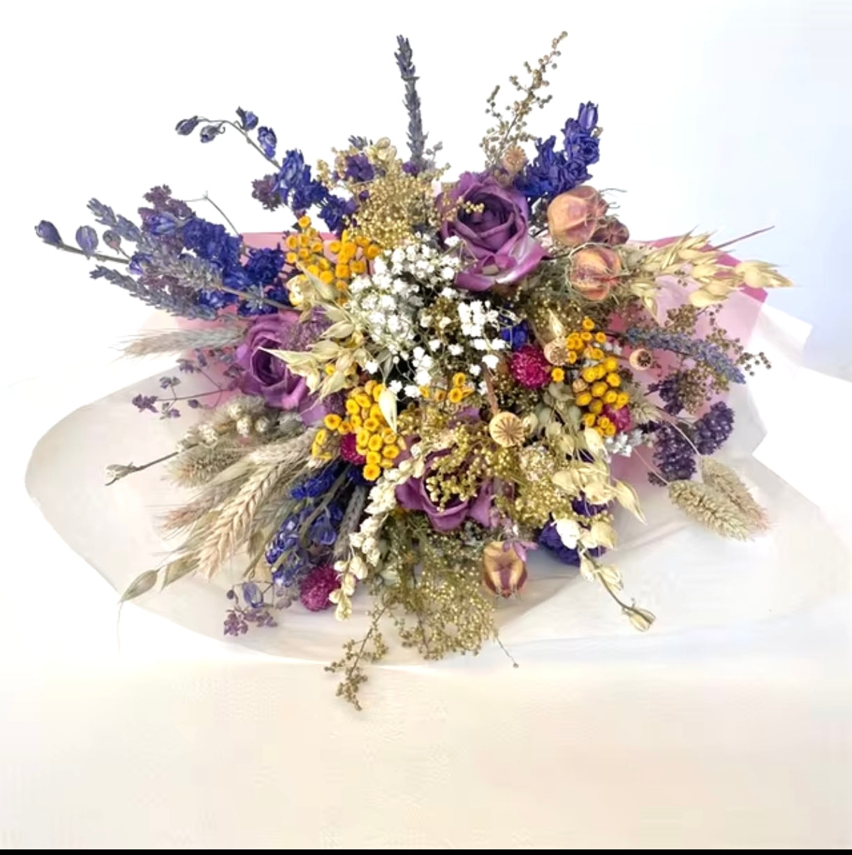 Eternal Boho Bloom – 30cm Premium Dried Flower Bouquet for Décor & Gifts